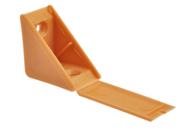 Komandorek Mały Shelf Connector Small Beech Color for Shallow Shelves