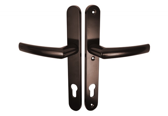 Klamka GAJA 92.32 WB Lever Handle Long Backplate 92 mm Spring Assist Brown