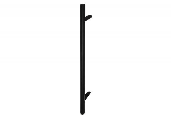 Single-Sided Angled Door Pull Handle 45° 800mm Black for Wood PVC Aluminum Glass