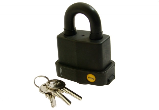 YALE Y220/61 Padlock Laminated Steel Weatherproof Corrosion Resistant Class B