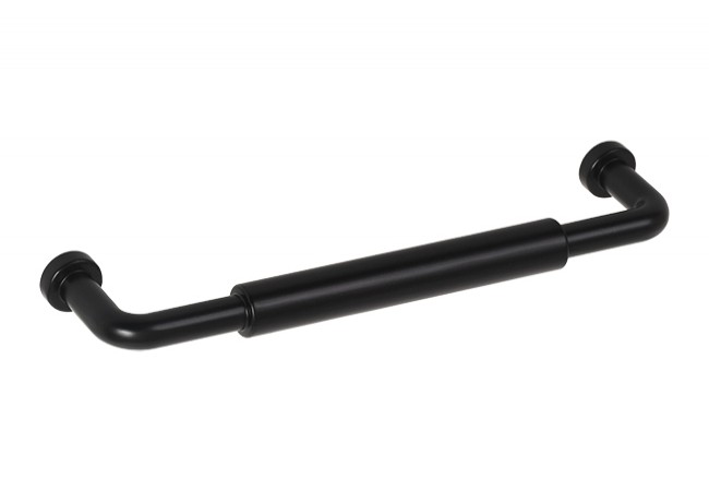 Schaffner FLO BLACK 128mm Furniture Handle Zinc Alloy Matte Black Finish