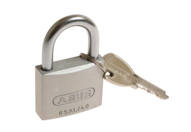 ABUS TITALIUM 727TI/50 Padlock Double-Bolted Shackle 50mm Corrosion Resistant Silver