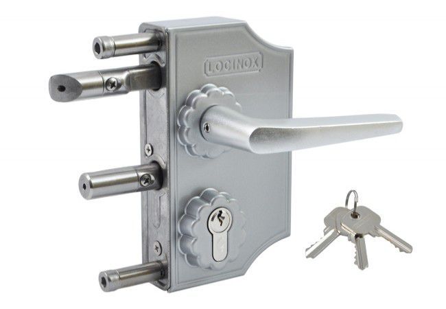 Locinox LAKQ-H2 Decorative Lock Aluminium 40mm Profile Adjustable Deadbolt ISO 9227