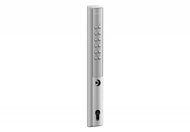 VERA Electronic Code Lock Battery Powered IP66 Silver for Mortise 60mm Outdoor Use