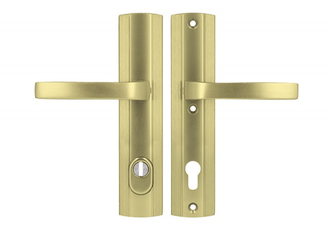 AXA PRESTIGE 90 WB Door Handle EN 1906 Class 3 FLEX Cylinder Protection Fire-Rated Gold