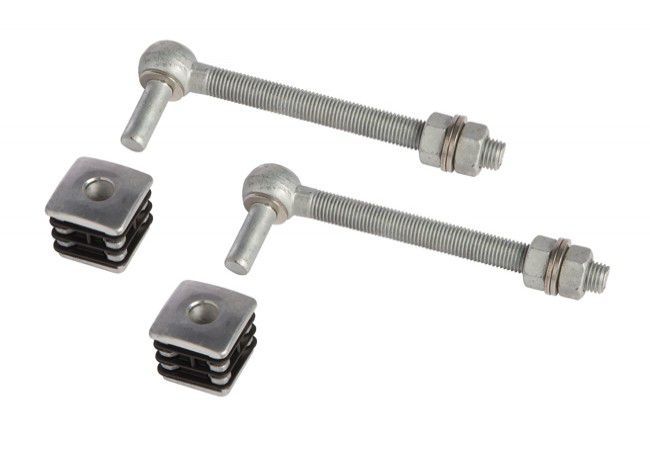 Locinox GBM12-DP40-150 Hinge Set Hot-Dip Galvanized M12x150mm for 40x40mm Gate Post