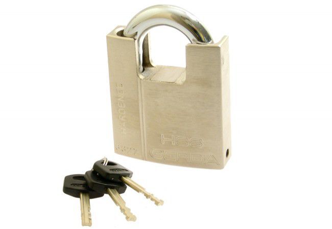 GERDA HSS 632Z Padlock Concealed Shackle Security Class 4 PN-EN 12320:2013-04