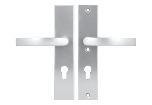 Axa ODIN++ 72 WB Lever Handle EN 1906 Class 3 F1 Silver for 74-83mm Doors