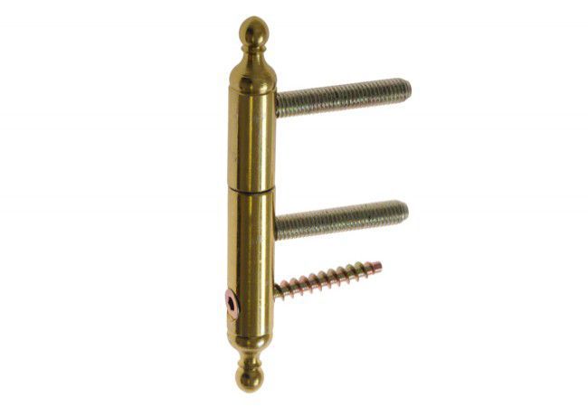 Zawias 16 A Decorative Screw-In Hinge Brass Finish with Horizontal Adjustment