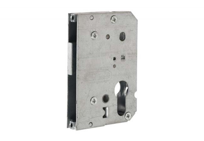 Upper repair lock backset 55mm for multi-point lock Metalplast-Częstochowa without front plate, white galvanized, universal