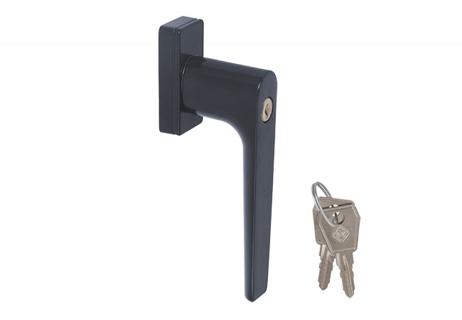 Master Karma Aluminium Window Handle Key Lock 26mm Spindle Anthracite RAL 7016
