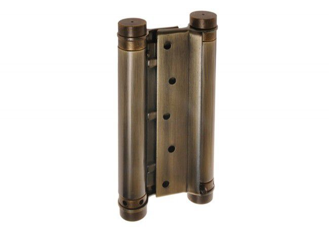 Double Action Spring Hinge 125 mm Patyna Finish for Interior Swing Doors 28kg