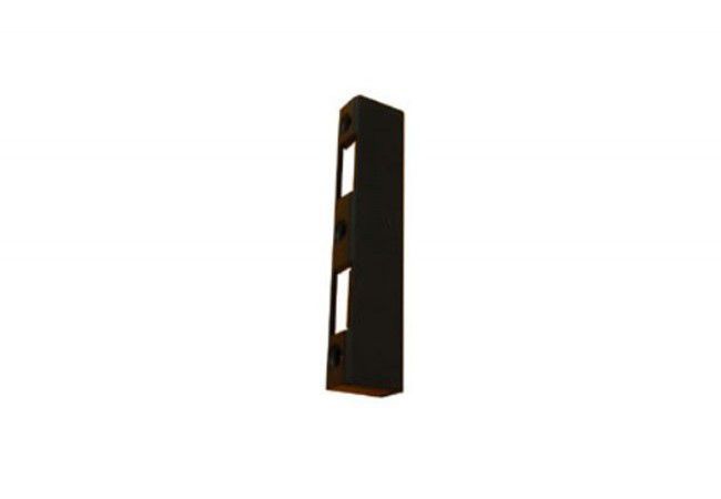 GERDA Obejma Niska Clamp for Tytan ZX Lock Black Low-Profile Outward Door Fit