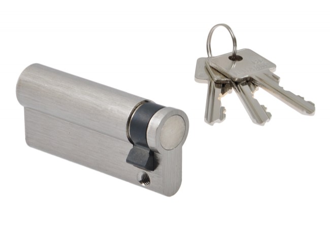B-Harko H6 Euro Profile Cylinder 9/60 mm Class 6 Security EN 1303 Nickel Satin