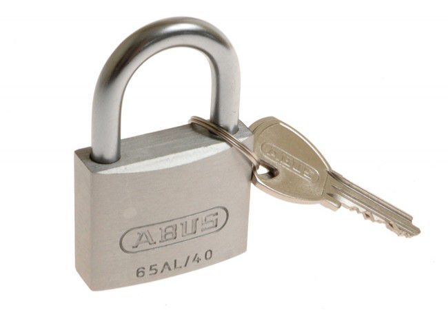 ABUS 727TI/45 TITALIUM Padlock 45mm Hardened Steel Shackle NANO Protect