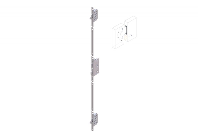 Winkhaus AV3 92/45 U24 Multipoint Lock Automatic Locking EN 1627 RC1?RC3 Left Hand