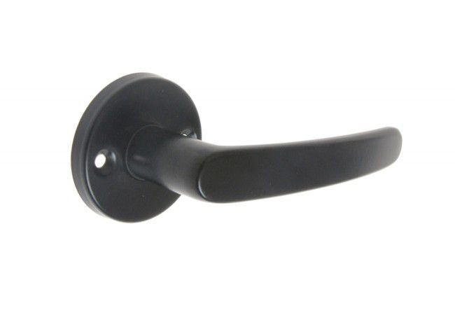 NADIA door handle with a round black disc