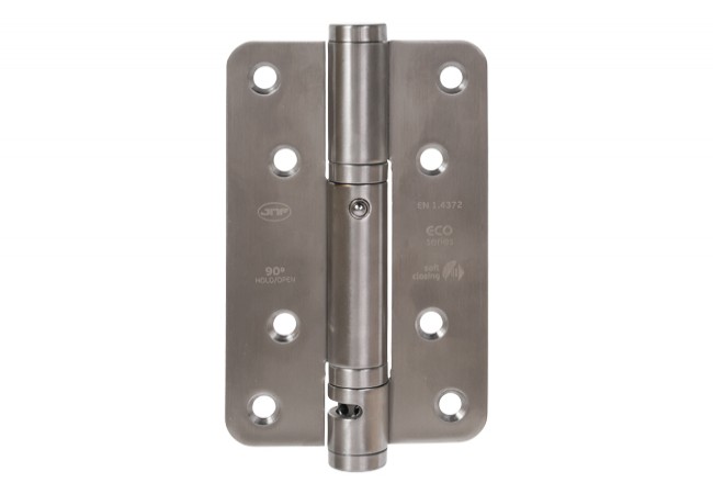 JNF Self-Closing Spring Hinge Stainless Steel Adjustable Force 90° Hold-Open 20/40kg