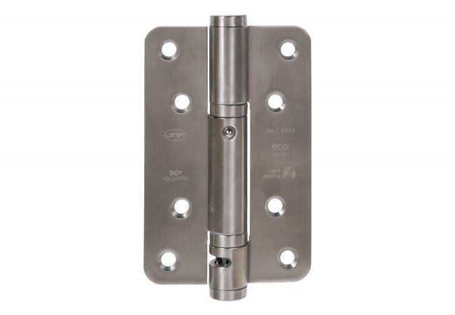 JNF Self-Closing Spring Hinge Stainless Steel Adjustable Force 90° Hold-Open 20/40kg