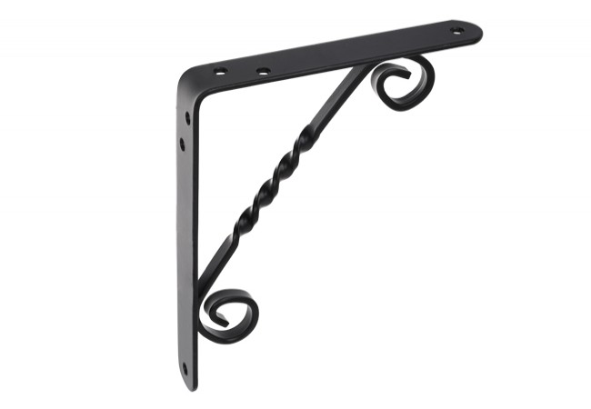 Ornamental Support Bracket 11 Steel 150x125mm Black Decorative Shelf Bracket