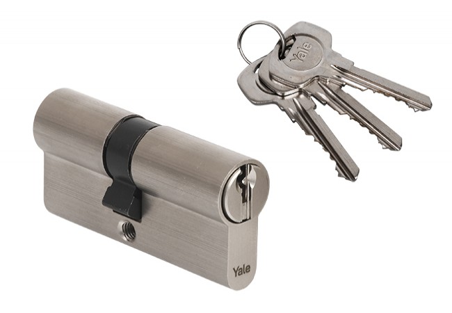Yale Y500 30/40 Euro Profile Cylinder 5-Pin EN1303:2005 Satin Nickel