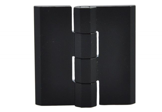 Zawias 50x50 Hinge Stainless Steel Pin 4x M6 Black 5mm Industrial Cabinet