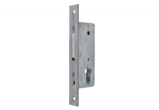 Metalplast-Częstochowa MC-30S ECO Mortise Auxiliary Lock 2mm Stainless Steel Heavy Duty