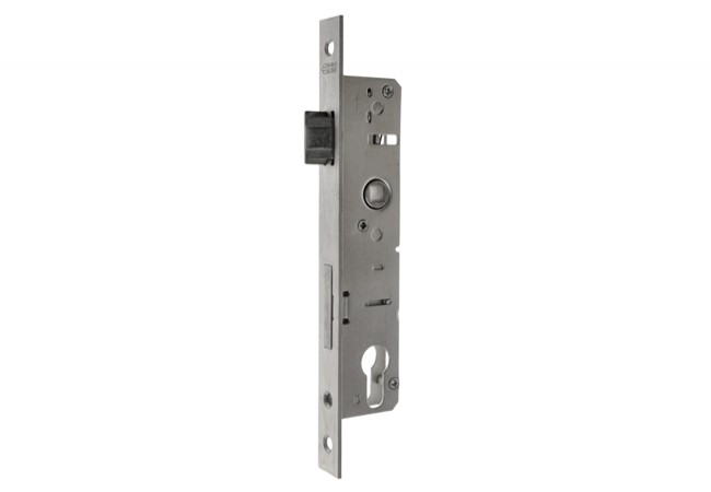 EUROPORTAL 92/25/22/8 Mortise Lock Zinc-Plated Reversible Latch for Aluminum PVC Doors