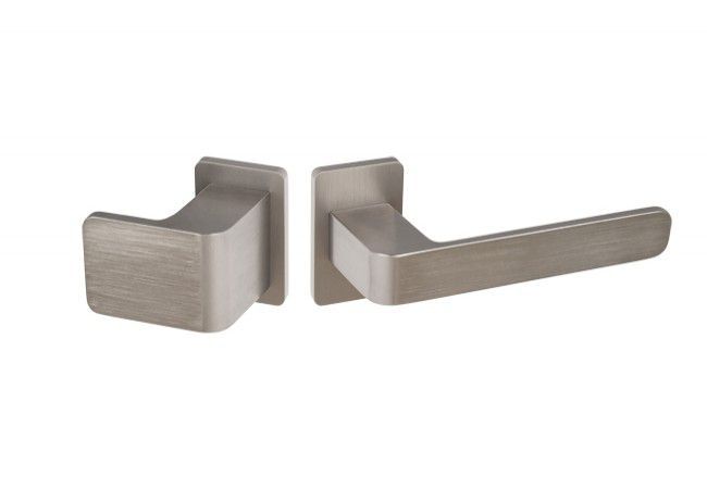 WALA H6S26P/G5S50/SK3S42G6 Handle-Knob Set Anodized INOX 6mm Thick Escutcheon Right