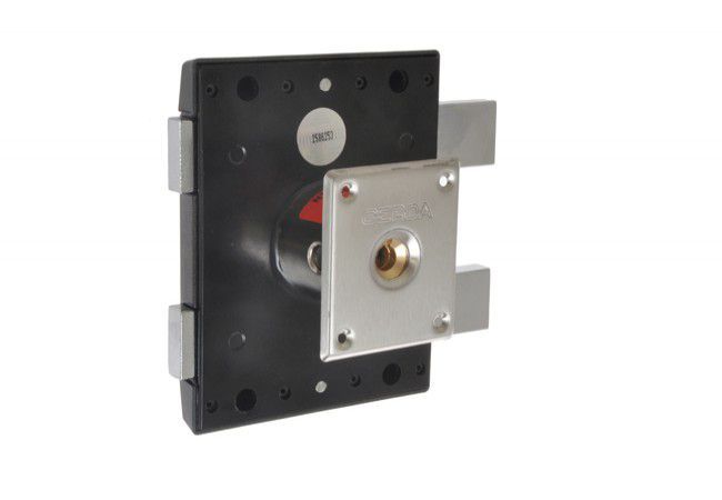Gerda TYTAN ZX Surface-Mounted Lock Class C Certified Graphite Left-Hand 4 Keys