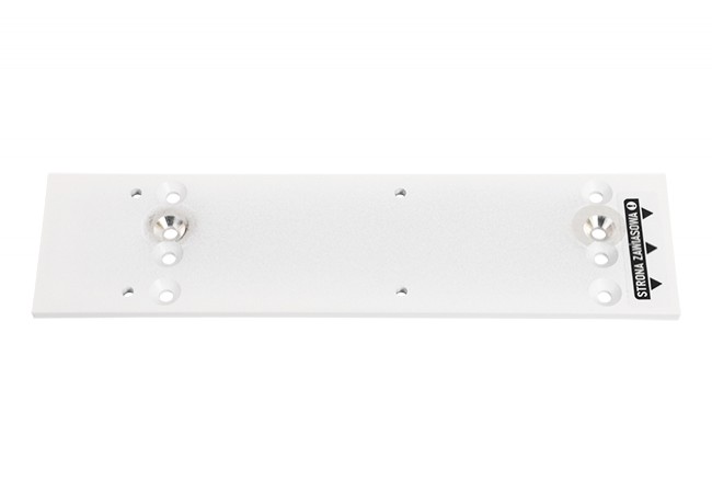Mounting plate for TS 80 door closer, white