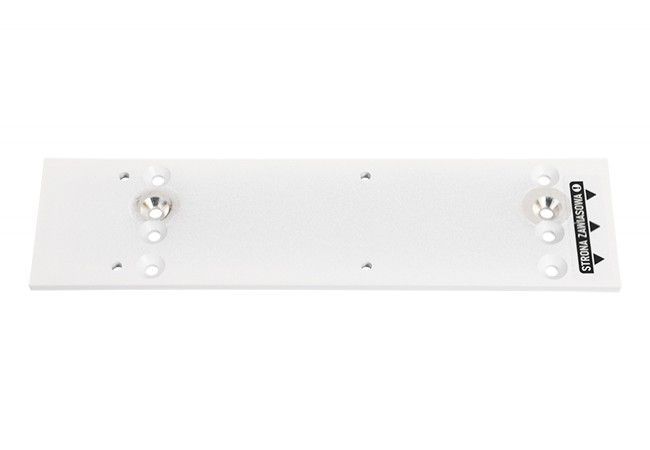 Mounting plate for TS 80 door closer, white