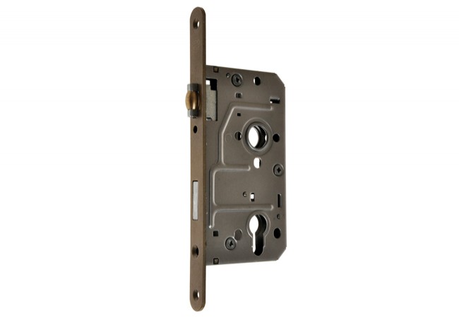 Metalplast-Częstochowa Mortise Roller-Cylinder Lock 72/55 Right-Handed Class C No Strike Plate