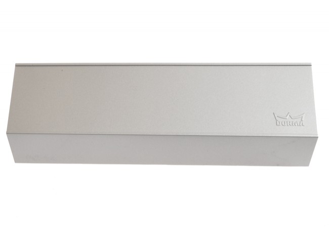 DORMA TS 71 door closer without arm, silver EN 3/4 (door leaf up to 80 kg, max. width 1100 mm) (00022212101)