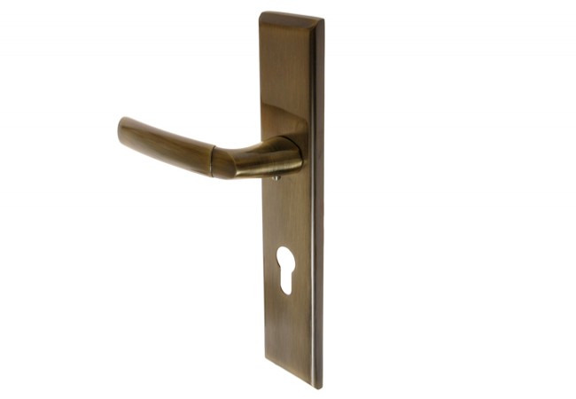 Schaffner SPECIAL 72 WB External Door Handle Patina Finish Left-Side 72mm