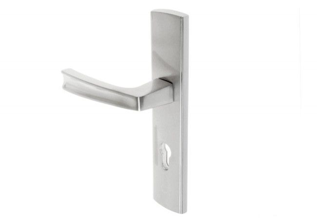 INFINITY CEZAR 72WB Door Handle Set Satin 72mm Right-Hand KCR 312P Zamak Exterior