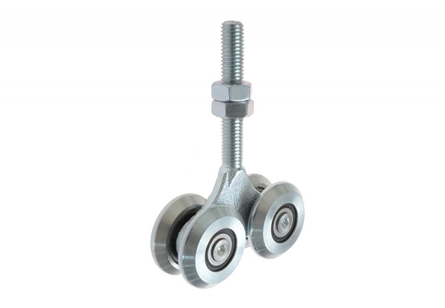 Wózek 4 RP/C Steel Gate Trolley 4 Beveled Wheels 44mm for G10Z Rail 200kg