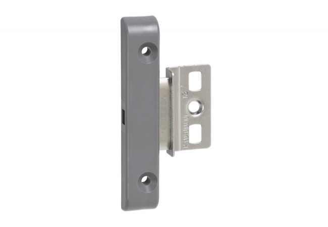 Flat Magnetic Balcony Catch for Wooden Double-Leaf Windows with Movable Mullion