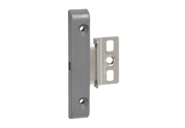 Flat Magnetic Balcony Catch for Wooden Double-Leaf Windows with Movable Mullion