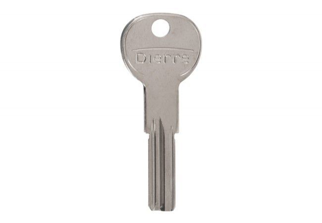 Dierre NEOS Blank Key OEM Profile Uncut Nickel-Plated for Cylinder Duplication