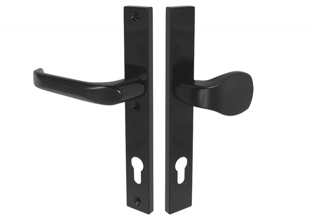FAM 14708u01 Door Pull Handle Matte Black 72/240/32 Left-Handed 3-Point Mounting