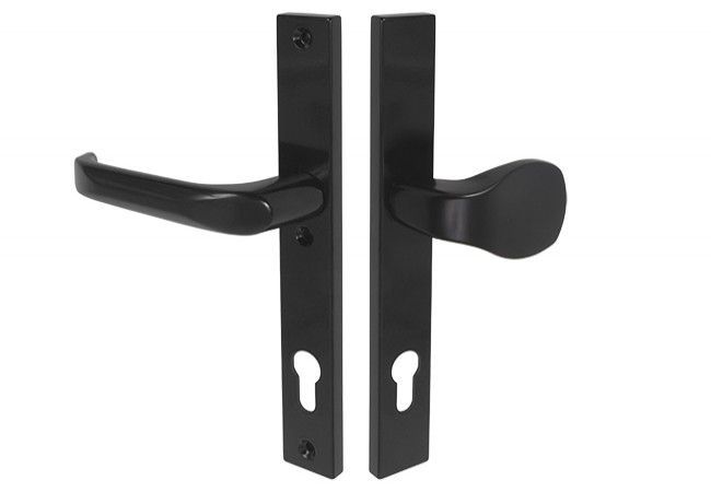 FAM 14708u01 Door Pull Handle Matte Black 72/240/32 Left-Handed 3-Point Mounting
