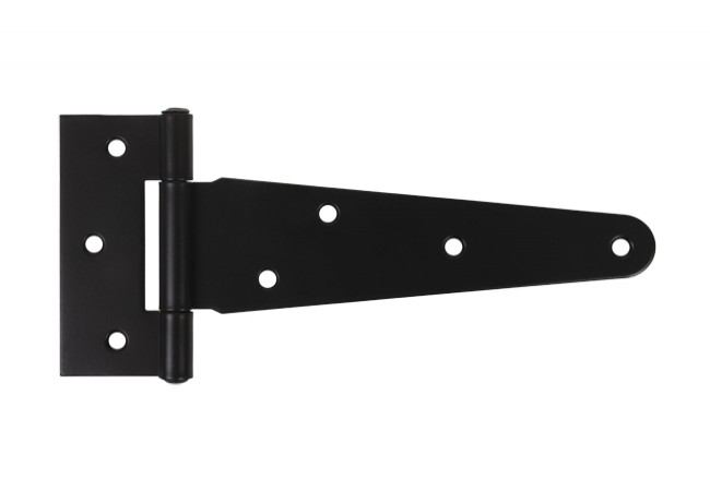 AMIG 550 T-Hinge 193mm Black Steel 2mm Heavy Duty for Wooden Gates