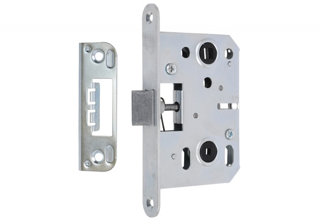 HOBES K053 Mortise Lock 72/45 WC 6mm Square Spindle White Zinc Universal