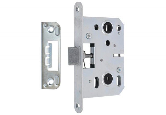 HOBES K053 Mortise Lock 72/45 WC 6mm Square Spindle White Zinc Universal