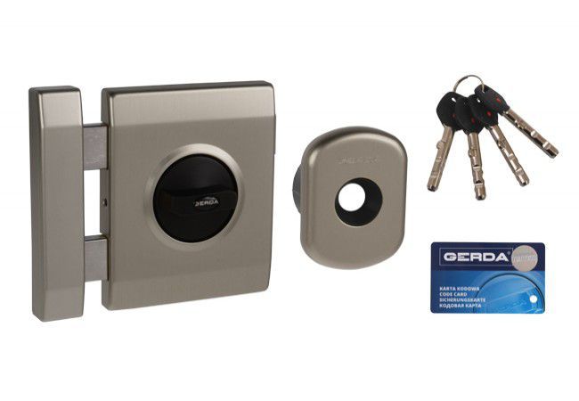Gerda TYTAN ZX PLUS Surface Lock Class C Security 7 Platinum Tubular Key User-Code Change