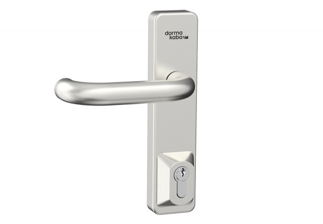 dormakaba PHT 10 Lever Handle for PHA 1000/PHB 1000 Anti-Panic Hardware Silver 40-50mm