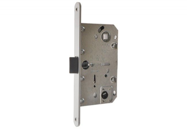 MEDIANA EVOLUTION 96/50 Mortise Lock Matte Chrome 18mm Faceplate 96mm WC