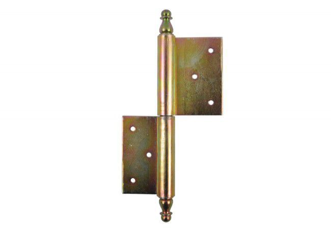 Zawiasa 160 Decorative Door Hinge Zinc-Coated Retro Style Left-Hand 160mm