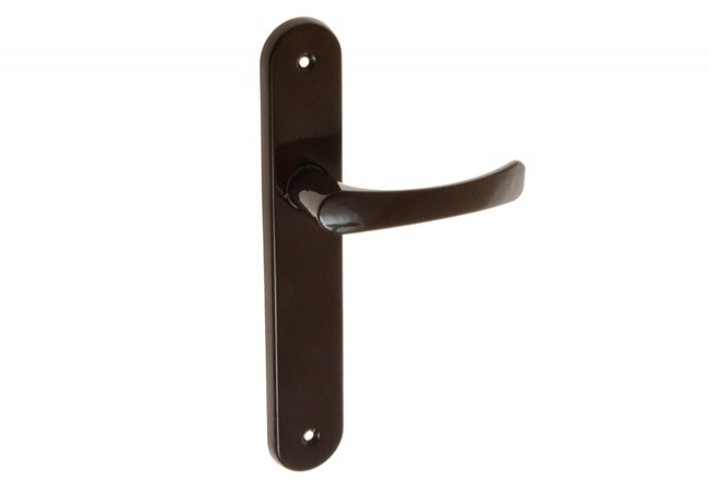 Klamka Drzwiowa Door Handle Set Brown No Through-Hole Surface Mounting